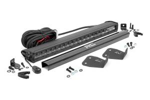 Rough Country Ford 20in LED Bumper Kit w/ Black Series LED (2021 Bronco Sport) 71036