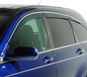 Auto Ventshade (AVS) - Auto Ventshade (AVS) Ventvisor Deflector; Smoke w/Chrome Trim; Low Profile; 6 pc. 796001 - Image 2