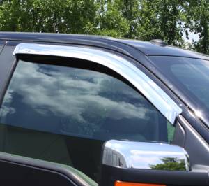 Auto Ventshade (AVS) - Auto Ventshade (AVS) Ventvisor Deflector; Chrome; Outside Mount; 2 pc. 682956 - Image 2