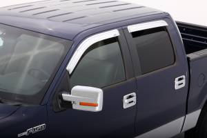 Auto Ventshade (AVS) - Auto Ventshade (AVS) Ventvisor Deflector; Chrome; Outside Mount; 4 pc. 684155 - Image 4