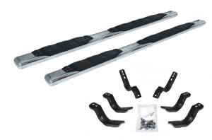 Go Rhino 1000 Series Cab length - Polished Stainless Bars + Brackets 105404780PS