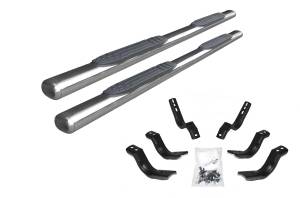 Go Rhino 1000 Series Cab length - Polished Stainless Bars + Brackets 104451687PS