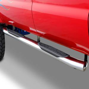 Go Rhino 415 Series SideSteps (Cab-Length) with Welded End Caps 67151PS