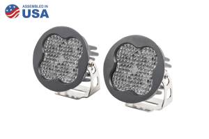 Diode Dynamics Pod light featuring advanced TIR optics for high efficiency and focus. DD6145P