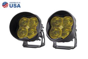 Diode Dynamics Pod light featuring advanced TIR optics for high efficiency and focus. DD6161P
