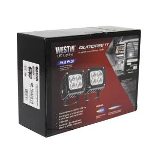 Westin - Westin Quadrant LED Auxiliary Light 09-12252A-PR - Image 3