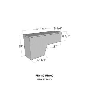 Westin Brute Pork Chop Side Tool Box 80-RB160