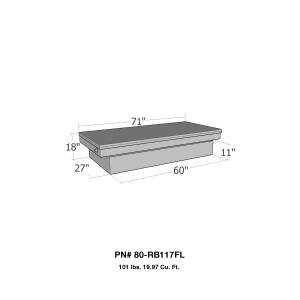 Westin - Westin Brute Full Lid Tool Box 80-RB117FL - Image 2