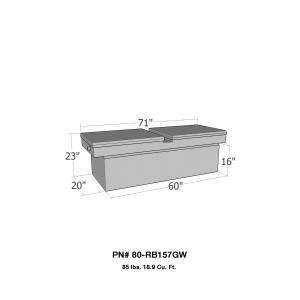 Westin Brute Gull Wing Lid Tool Box 80-RB157GW