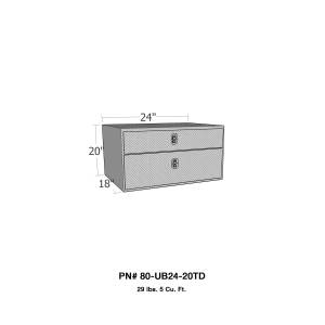 Westin Brute UnderBody Tool Box 80-UB24-20TD