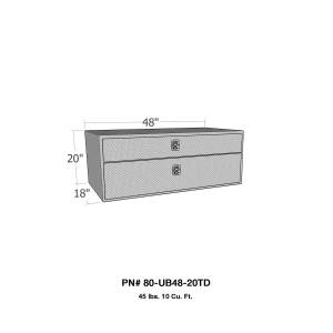 Westin Brute UnderBody Tool Box 80-UB48-20TD