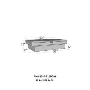 Westin Brute Gull Wing Lid Tool Box 80-RB159GW