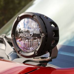 RIGID Industries - RIGID Industries 2010-2020 Toyota 4Runner A-Pillar Light Kit, Includes 4In 360-Series Drive 46704 - Image 4