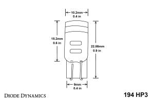 Diode Dynamics - Diode Dynamics Direct replacement for your factory bulb. DD0019P - Image 5