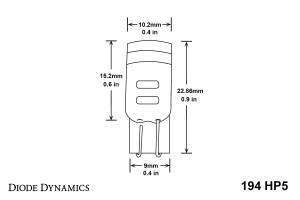 Diode Dynamics - Diode Dynamics Direct replacement for your factory bulb. DD0026P - Image 6