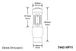 Diode Dynamics - Diode Dynamics Direct replacement for your factory bulb. DD0108S - Image 2