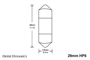Diode Dynamics - Diode Dynamics Direct replacement for your factory bulb. DD0288S - Image 4