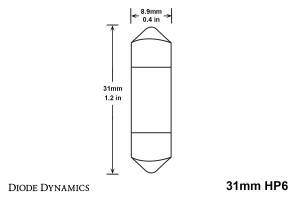 Diode Dynamics - Diode Dynamics Direct replacement for your factory bulb. DD0296S - Image 4