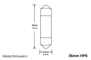 Diode Dynamics - Diode Dynamics Direct replacement for your factory bulb. DD0303S - Image 3