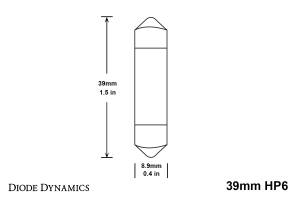 Diode Dynamics - Diode Dynamics Direct replacement for your factory bulb. DD0310S - Image 3