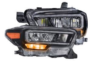 GTR Lighting - Carbide LED Headlights: Toyota Tacoma (16-21) (Pair / Amber Side Marker) - Image 3