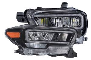 GTR Lighting - Carbide LED Headlights: Toyota Tacoma (16-21) (Pair / Amber Side Marker) - Image 2