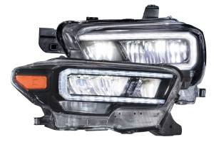 GTR Lighting - Carbide LED Headlights: Toyota Tacoma (16-21) (Pair / Amber Side Marker) - Image 6