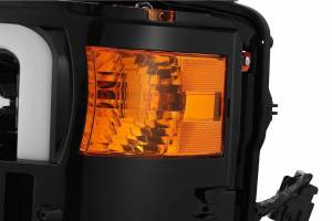 AlphaRex - ARex Pro Halogen Headlights: Chevy Silverado HD (15-19) - Jet Black (Set) - Image 7