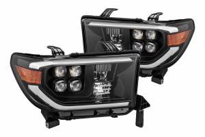 AlphaRex - ARex Nova LED Headlights: Toyota Tundra (07-13) - Alpha-Black w/ Adj (Set) - Image 3