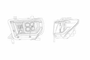 AlphaRex - ARex Nova LED Headlights: Toyota Tundra (07-13) - Alpha-Black w/ Adj (Set) - Image 6