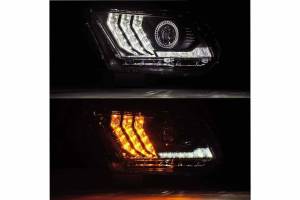 AlphaRex - ARex Pro Halogen Headlights: Ford Mustang (10-12) - Alpha-Black (Set) - Image 8