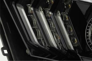 AlphaRex - ARex Pro Halogen Headlights: Ford Mustang (10-12) - Alpha-Black (Set) - Image 7