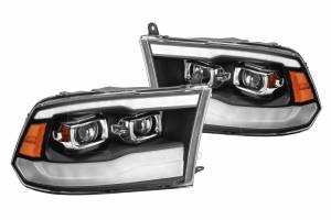 AlphaRex - ARex Pro Halogen Headlights: Dodge Ram (09-18) (19+ HD Look) - Alpha-Black (Set) - Image 5