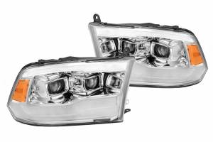 AlphaRex - ARex Pro Halogen Headlights: Dodge Ram (09-18) (19+ HD Look) - Alpha-Black (Set) - Image 6