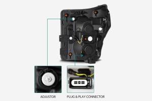 AlphaRex - ARex Luxx LED Headlights: Ford Super Duty (11-16) - Alpha-Black (Set) - Image 5