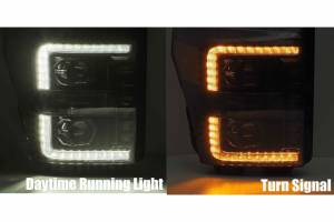 AlphaRex - ARex Luxx LED Headlights: Ford Super Duty (11-16) - Alpha-Black (Set) - Image 10