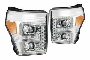 AlphaRex - ARex Luxx LED Headlights: Ford Super Duty (11-16) - Alpha-Black (Set) - Image 4