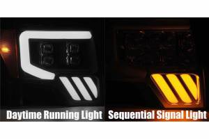 AlphaRex - ARex Nova LED Headlights: Ford F150 (09-14) - Black (Set) - Image 6