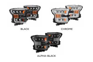 AlphaRex - ARex Nova LED Headlights: Ford F150 (15-17) - Alpha-Black (Set) - Image 2