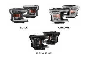 AlphaRex - ARex Nova LED Headlights: Ford F150 (18-19) - Alpha-Black (Set) - Image 2