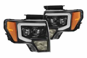 AlphaRex - ARex Pro Halogen Headlights: Ford F150 (09-14) - Black (Set) - Image 4