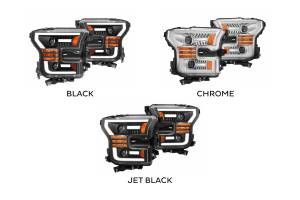 AlphaRex - ARex Pro Halogen Headlights: Ford F150 (15-17) - Jet Black (Set) - Image 2