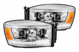 AlphaRex - ARex Pro Halogen Headlights: Dodge Ram (06-08) - Alpha-Black (Set) - Image 2