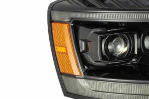 AlphaRex - ARex Pro Halogen Headlights: Dodge Ram (06-08) - Alpha-Black (Set) - Image 5