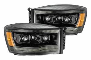 AlphaRex - ARex Pro Halogen Headlights: Dodge Ram (06-08) - Alpha-Black (Set) - Image 3