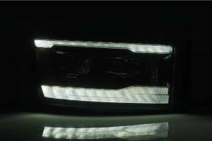 AlphaRex - ARex Luxx LED Headlights: Dodge Ram (09-18) (19+ HD Look) - Alpha-Black (Set) - Image 9