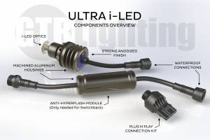 GTR Lighting - GTR i-LED Ultra: 3156/3157 / Non-CK / Amber (Pair) - Image 5