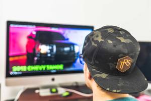 Morimoto - Hat: Black MultiCam w/ Leather TRS Patch - Image 4