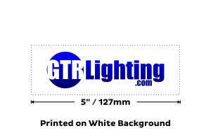 GTR Lighting - Banner: GTR Lighting logo (6' Large / Gray) - Image 2