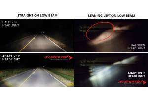 JW Speaker - JW Speaker: 8790A2-12V Adaptive Headlight (Black) Bezel - Image 5